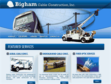 Tablet Screenshot of bighamcable.com